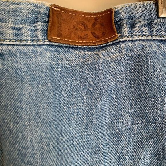 Vintage Lee Jeans Women Denim High Waist Pleat 80's - Picture 6 of 6